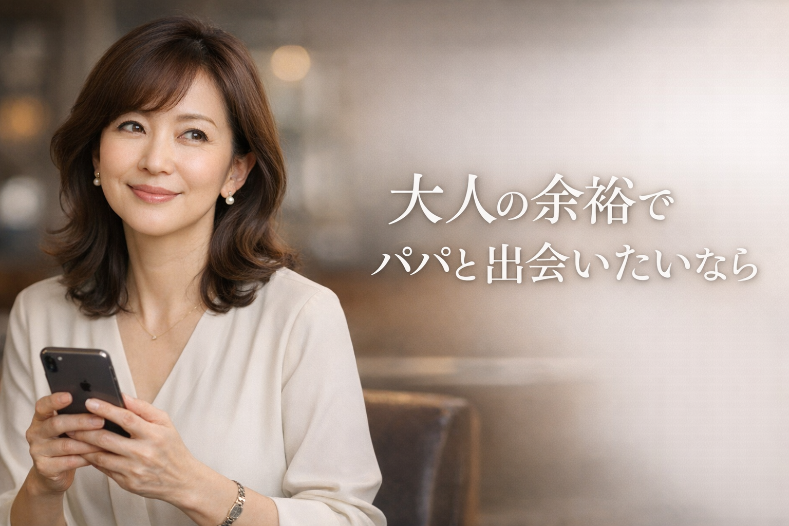 50代女性がゆとりのある生活を送りたいときこそパパ活で稼げるサイト3選